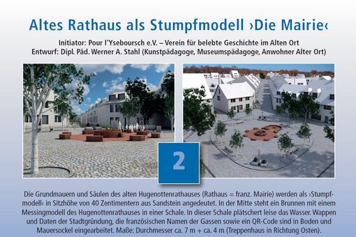 Entwurf für die Neugestaltung des alten Marktplates